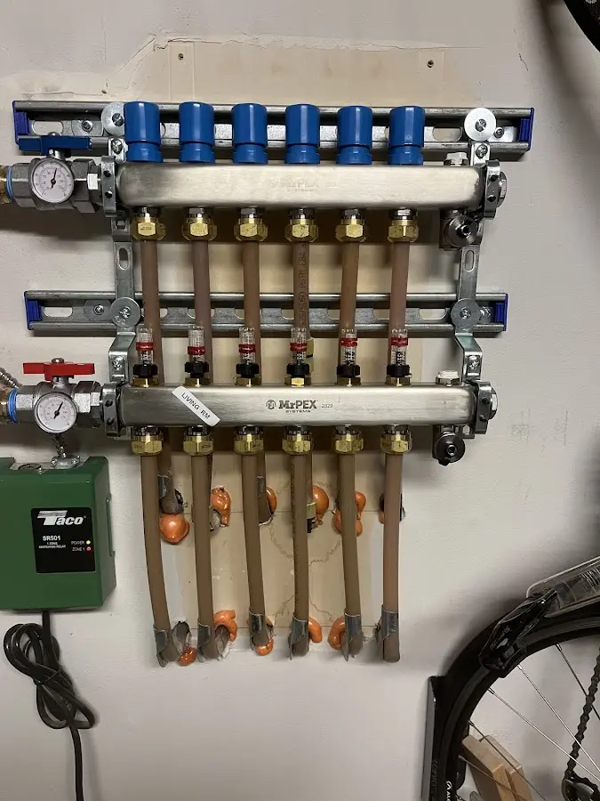 Plumber performing Leak Detection at a residential property in Boonville